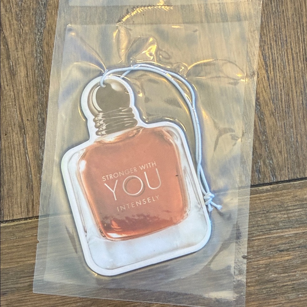 Stronger With You Intensely Scented Car Air Freshener - Pink/Gold